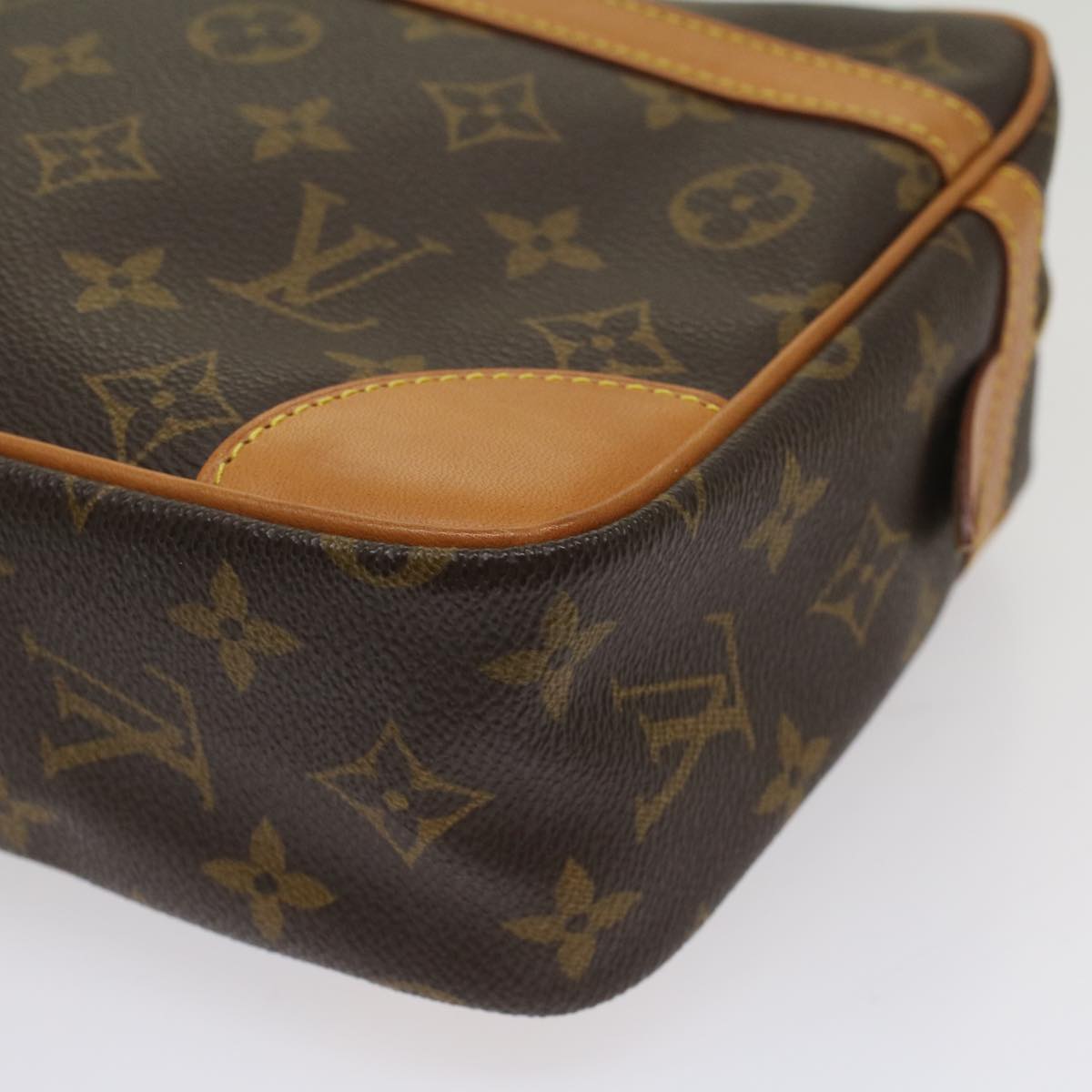 LOUIS VUITTON Monogram Compiegne 28 Clutch Bag M51845 LV Auth 55535