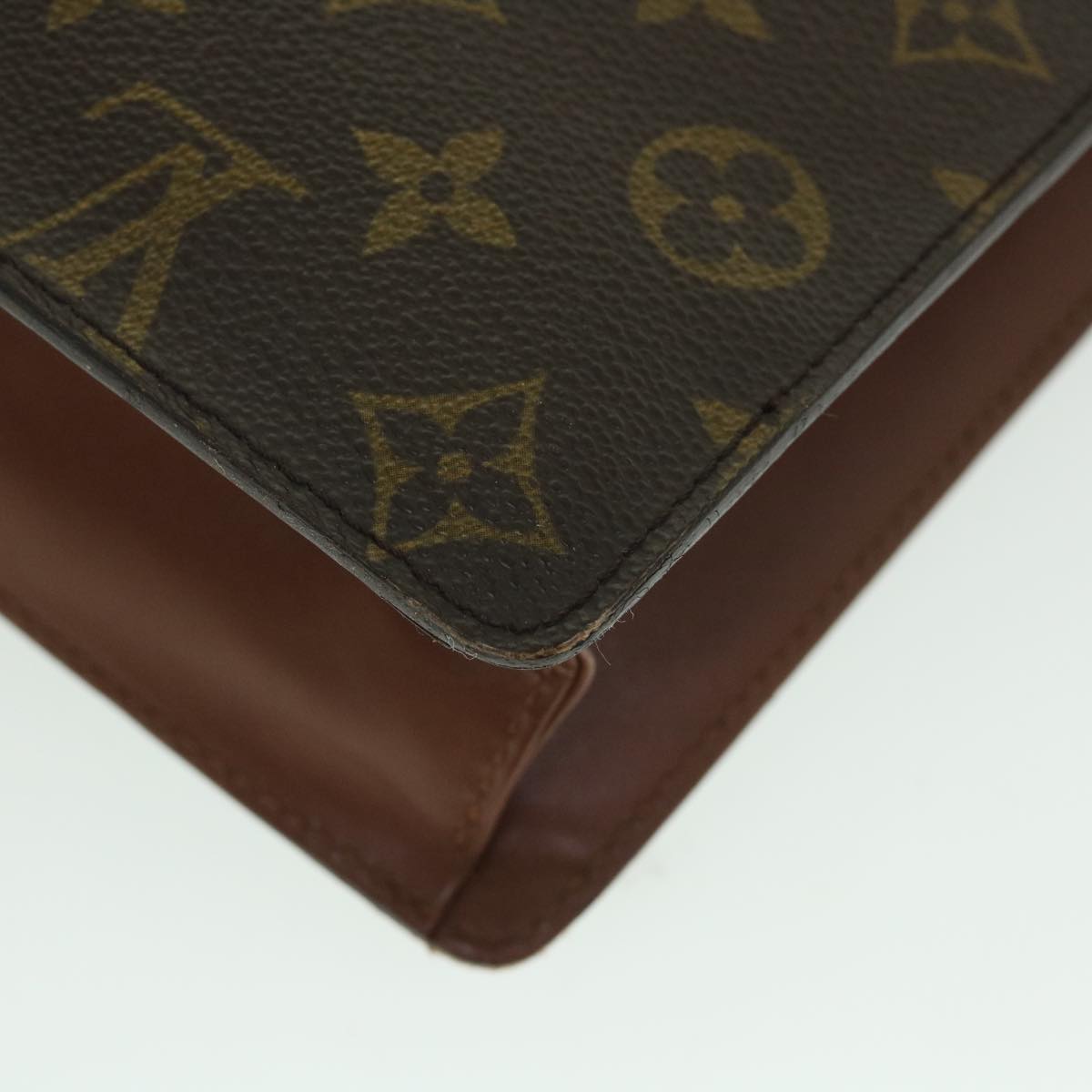 LOUIS VUITTON Monogram Monceau 28 Hand Bag 2way M51185 LV Auth 55540