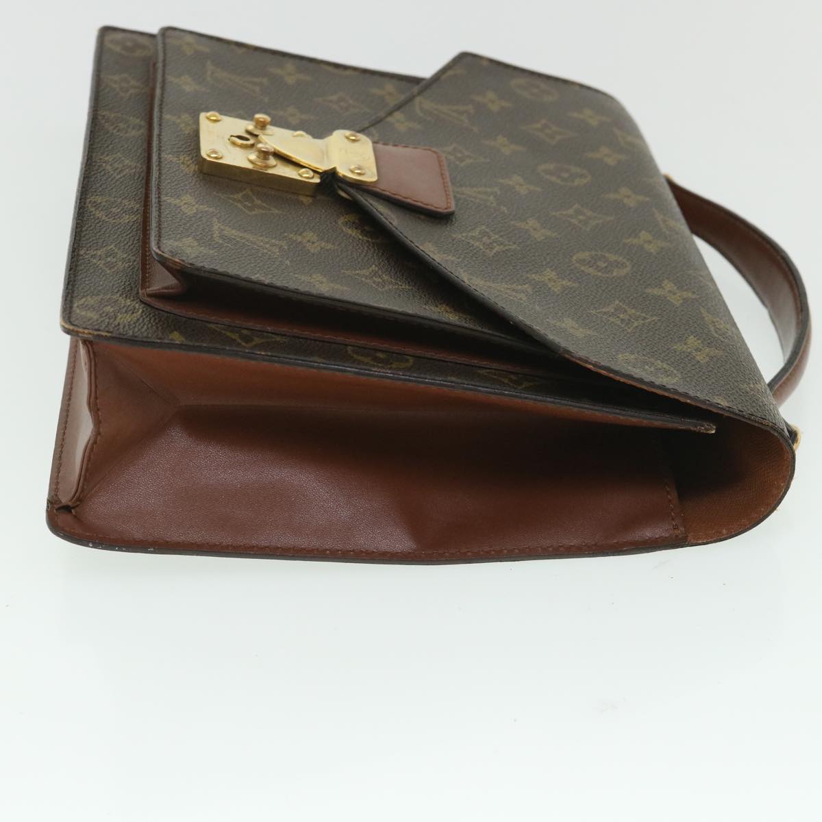 LOUIS VUITTON Monogram Monceau 28 Hand Bag 2way M51185 LV Auth 55540