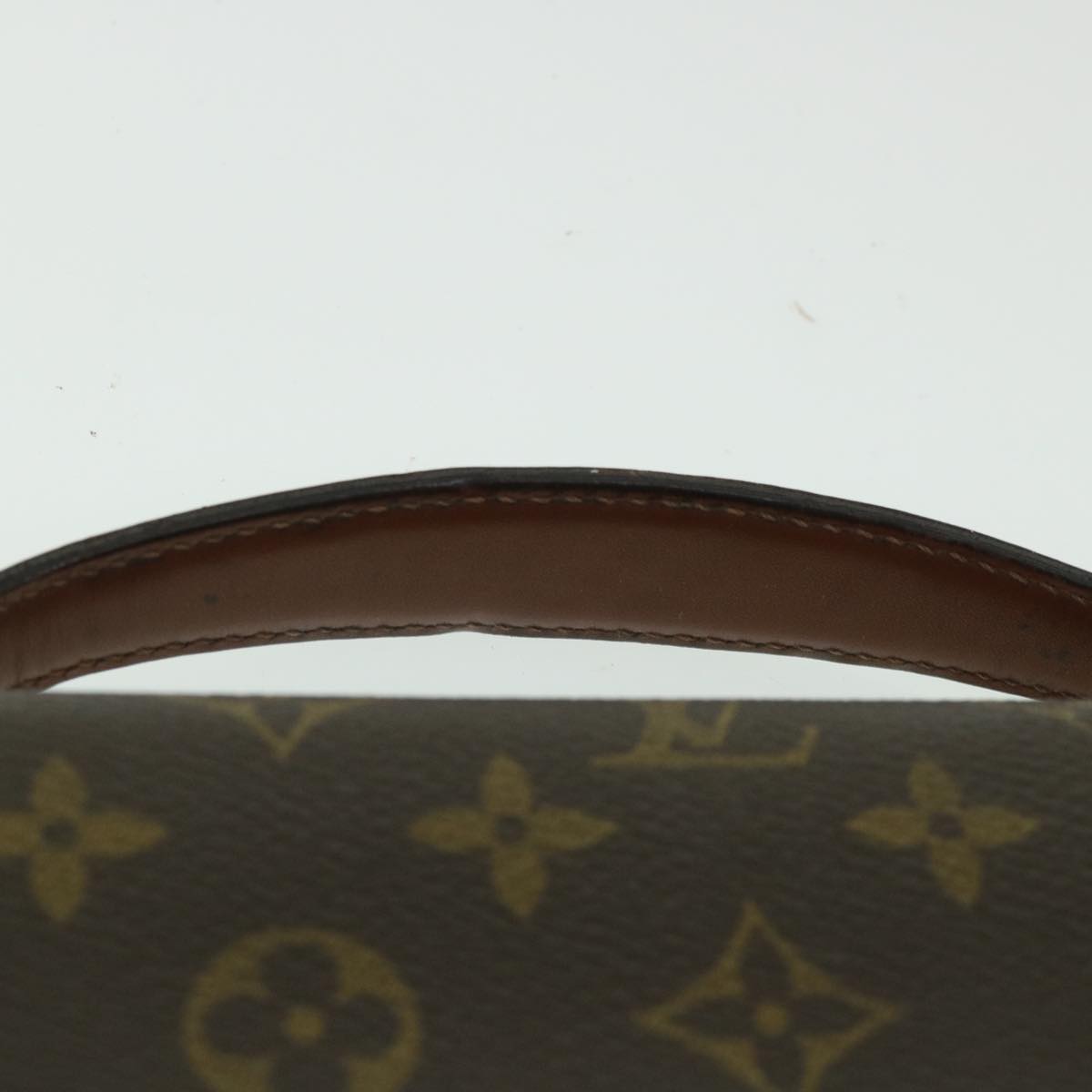 LOUIS VUITTON Monogram Monceau 28 Hand Bag 2way M51185 LV Auth 55540