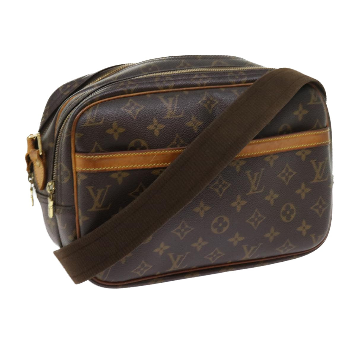 LOUIS VUITTON Monogram Reporter PM Shoulder Bag M45254 LV Auth 55541