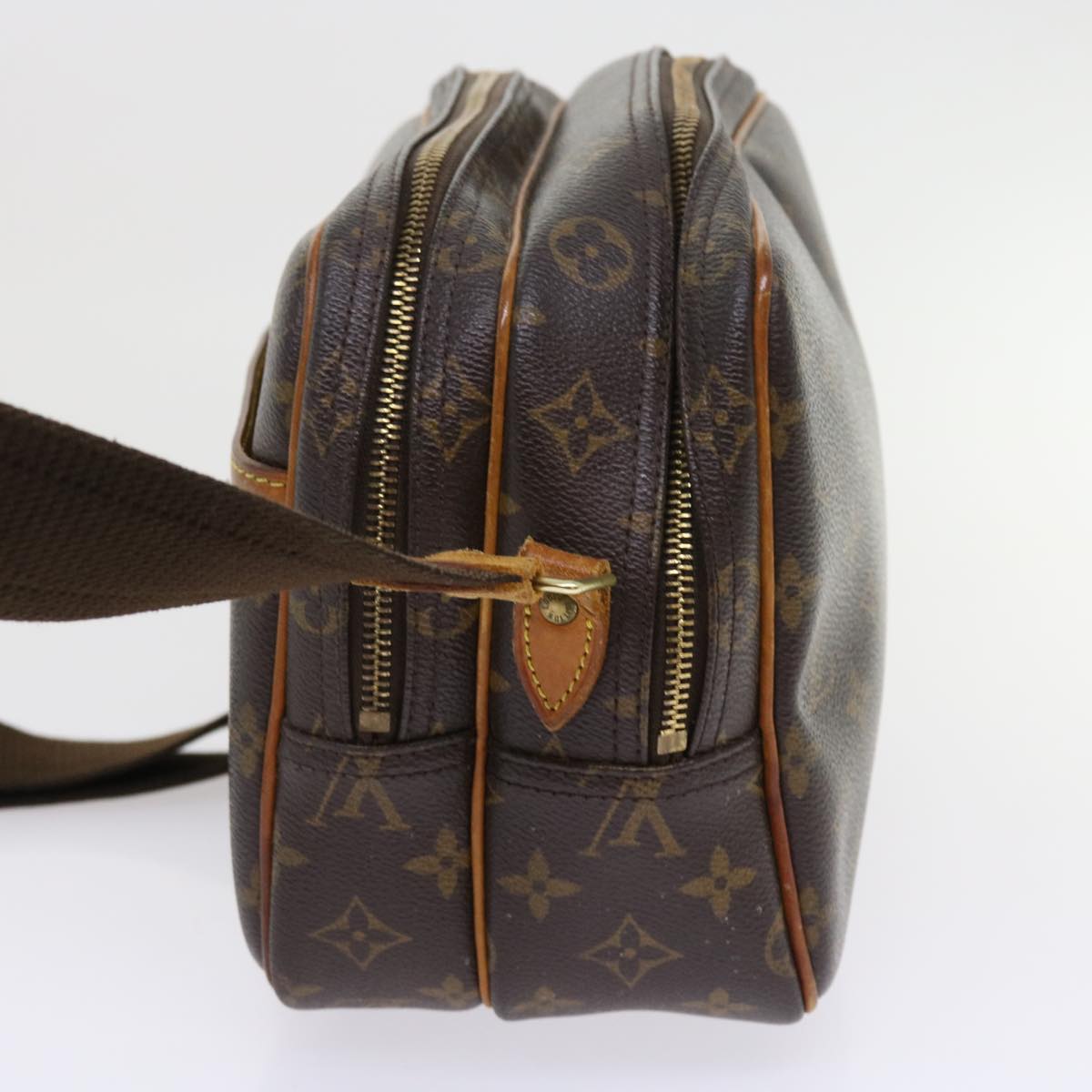 LOUIS VUITTON Monogram Reporter PM Shoulder Bag M45254 LV Auth 55541