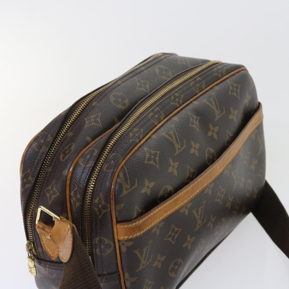 LOUIS VUITTON Monogram Reporter PM Shoulder Bag M45254 LV Auth 55541