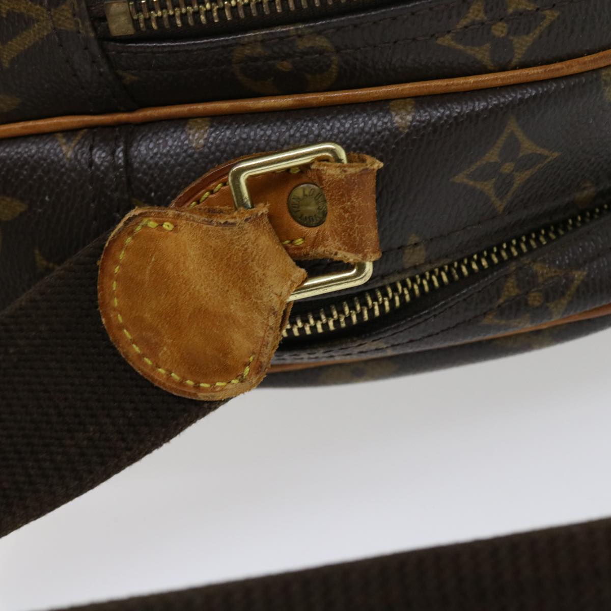 LOUIS VUITTON Monogram Reporter PM Shoulder Bag M45254 LV Auth 55541