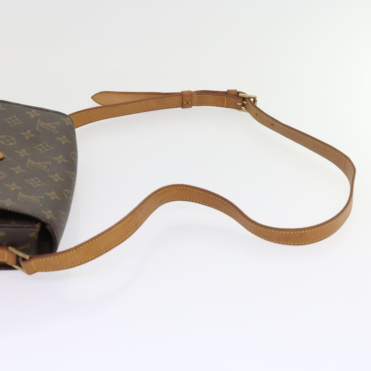 LOUIS VUITTON Monogram Saint Cloud GM Shoulder Bag M51242 LV Auth 55542