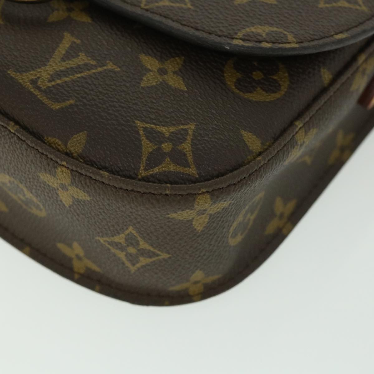 LOUIS VUITTON Monogram Saint Cloud MM Shoulder Bag Vintage M51243 LV Auth 55545