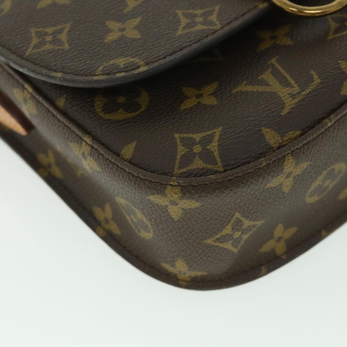 LOUIS VUITTON Monogram Saint Cloud MM Shoulder Bag Vintage M51243 LV Auth 55545