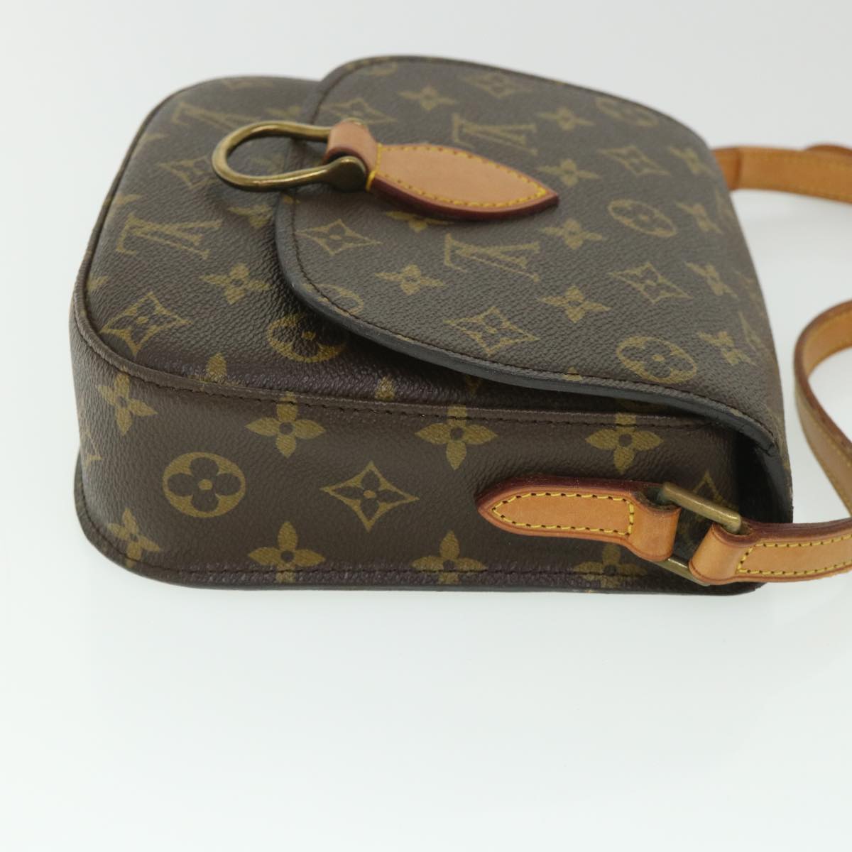 LOUIS VUITTON Monogram Saint Cloud MM Shoulder Bag Vintage M51243 LV Auth 55545