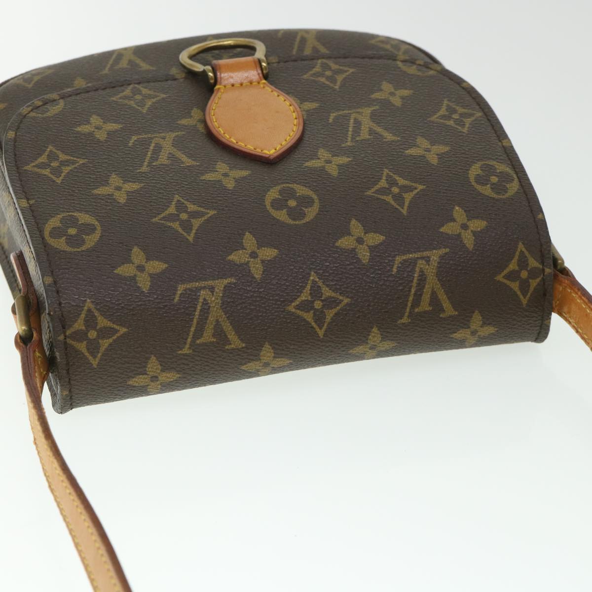 LOUIS VUITTON Monogram Saint Cloud MM Shoulder Bag Vintage M51243 LV Auth 55545