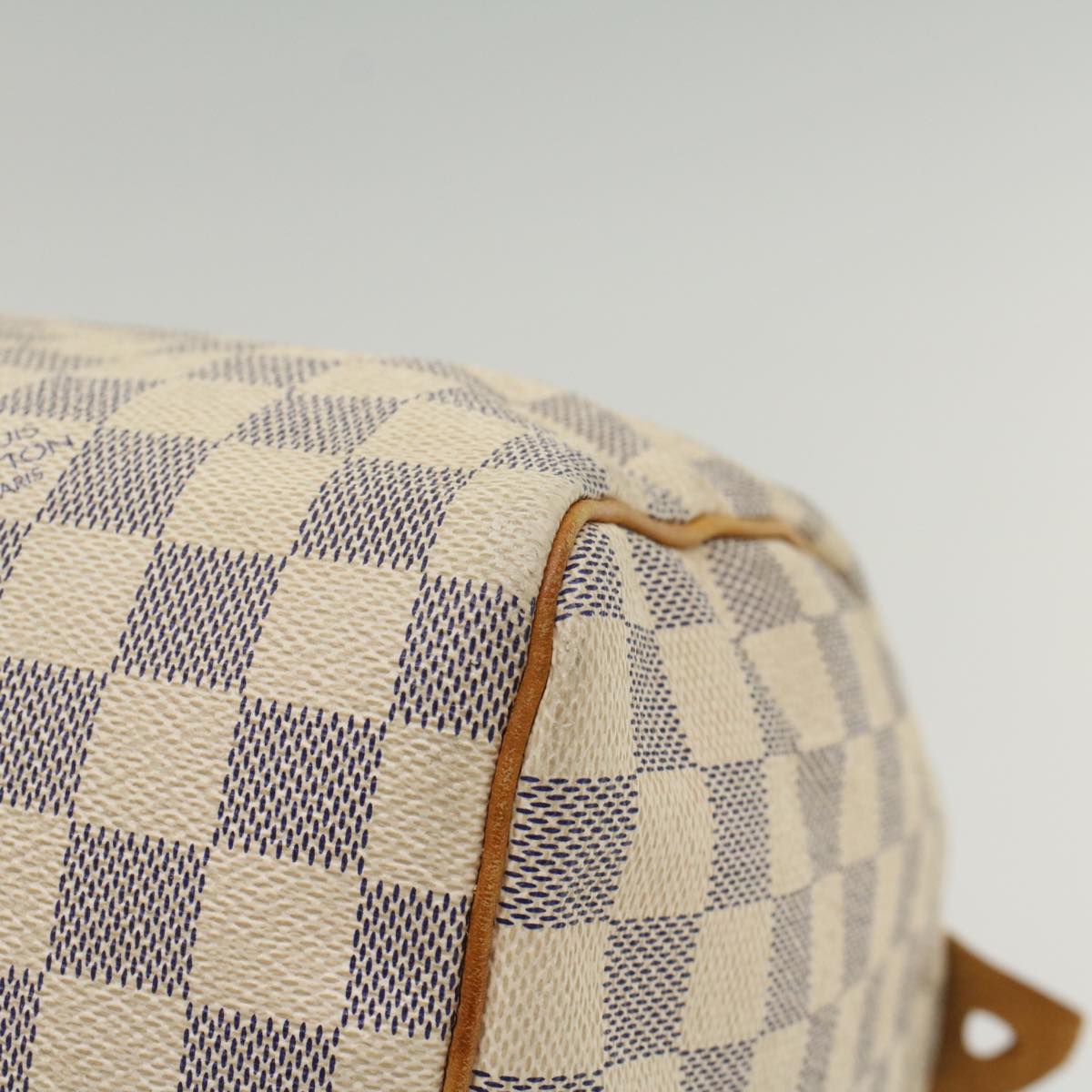 LOUIS VUITTON Damier Azur Speedy 30 Hand Bag N41533 LV Auth 55563