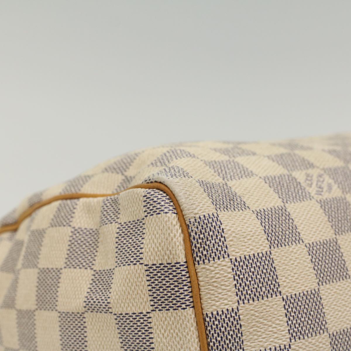 LOUIS VUITTON Damier Azur Speedy 30 Hand Bag N41533 LV Auth 55563