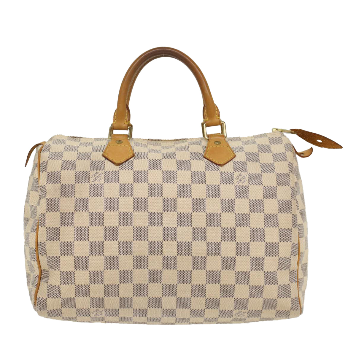 LOUIS VUITTON Damier Azur Speedy 30 Hand Bag N41533 LV Auth 55563