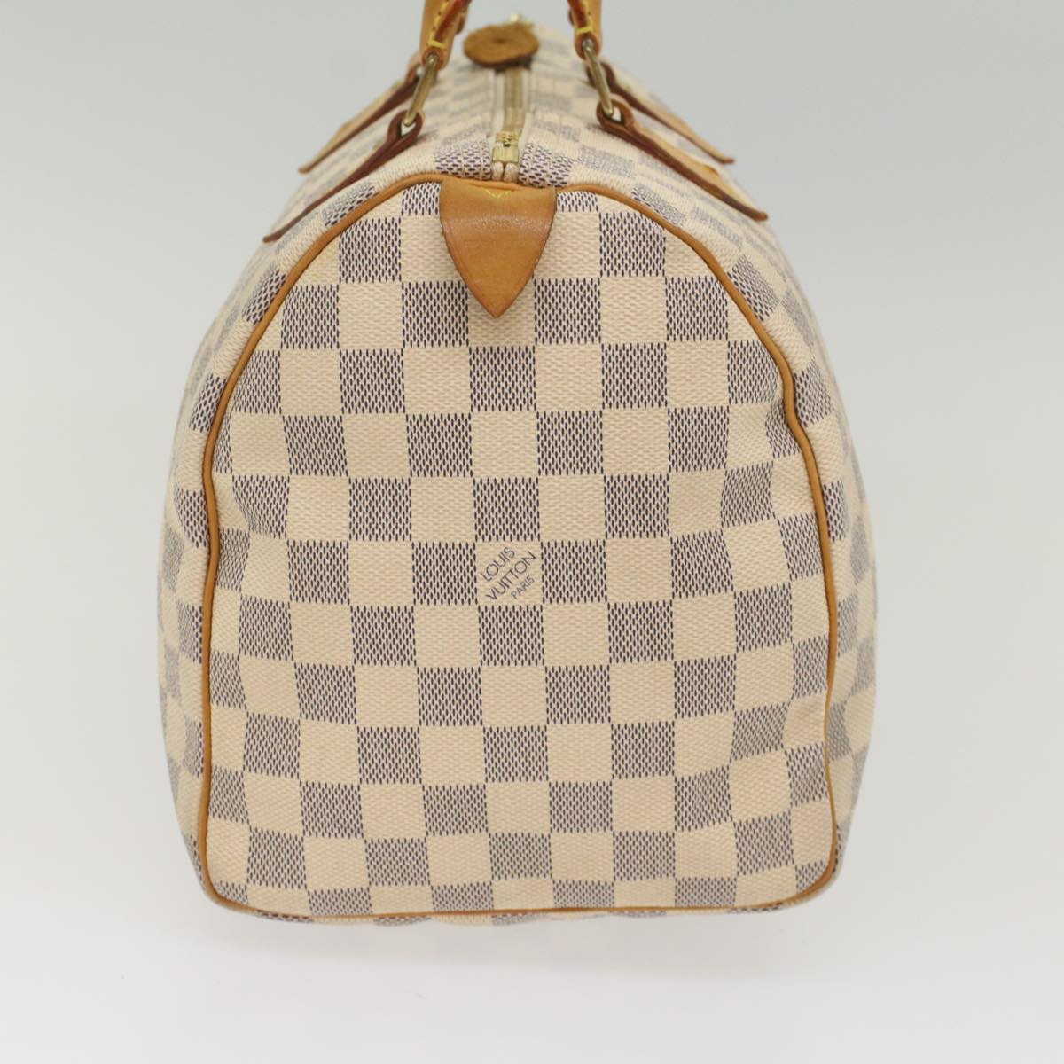 LOUIS VUITTON Damier Azur Speedy 30 Hand Bag N41533 LV Auth 55563