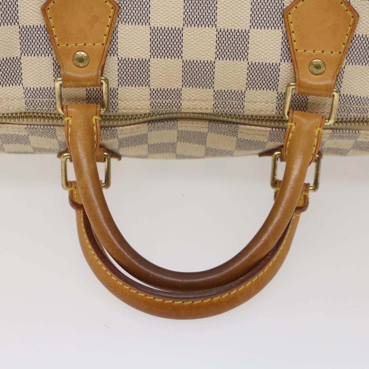 LOUIS VUITTON Damier Azur Speedy 30 Hand Bag N41533 LV Auth 55563