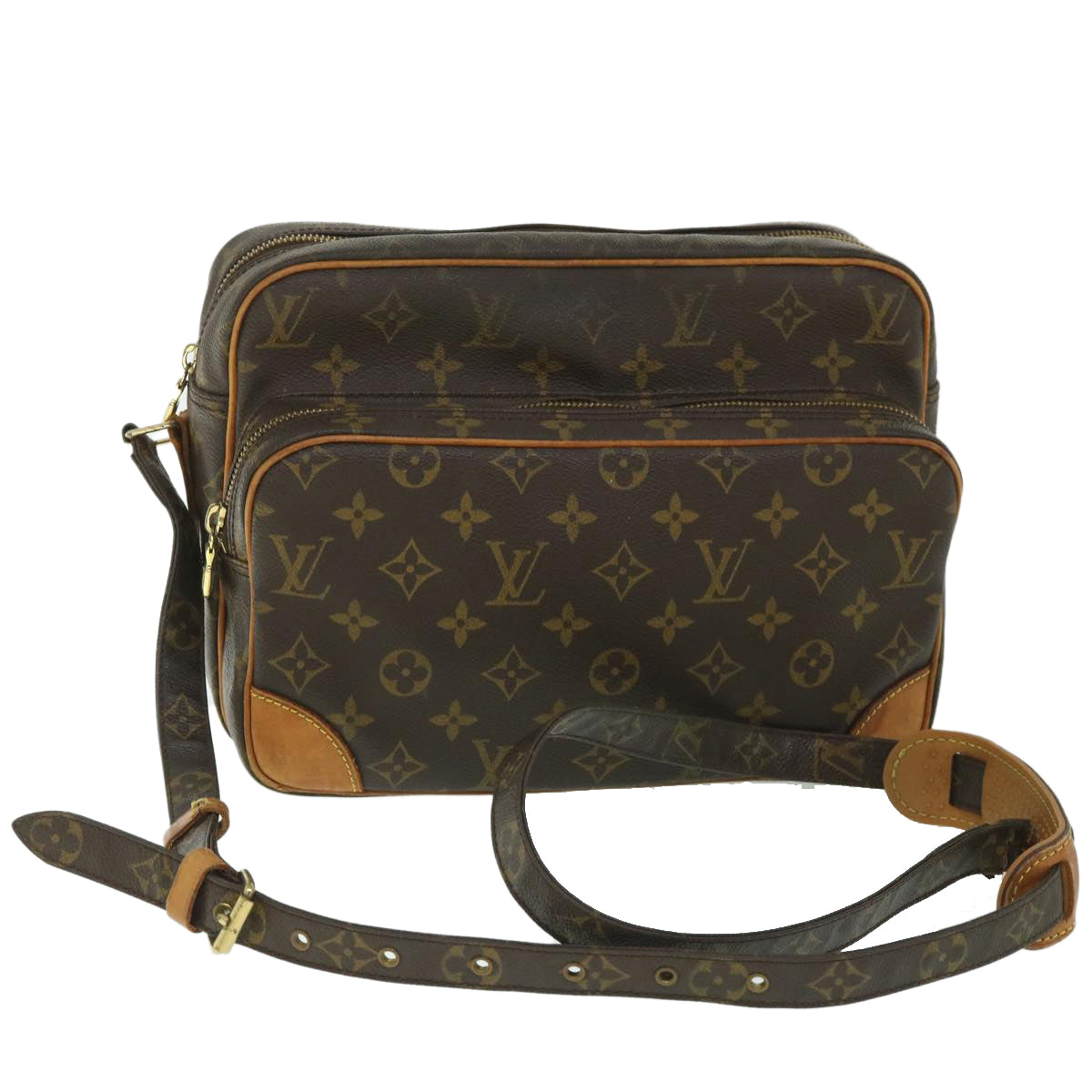 LOUIS VUITTON Monogram Nile Shoulder Bag M45244 LV Auth 55591