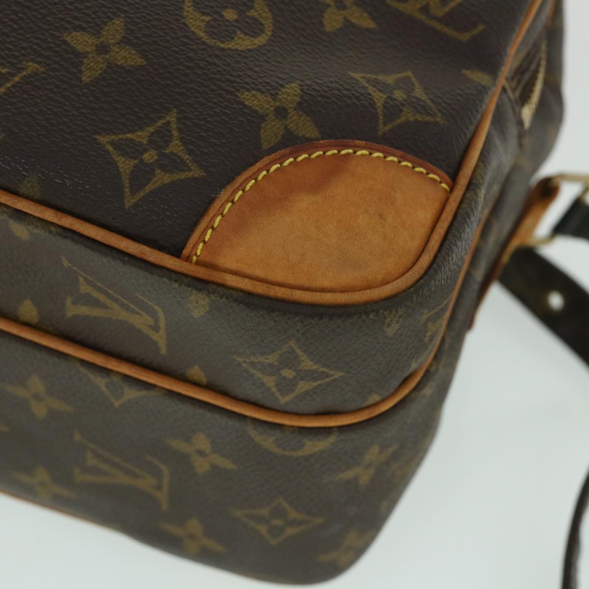 LOUIS VUITTON Monogram Nile Shoulder Bag M45244 LV Auth 55591