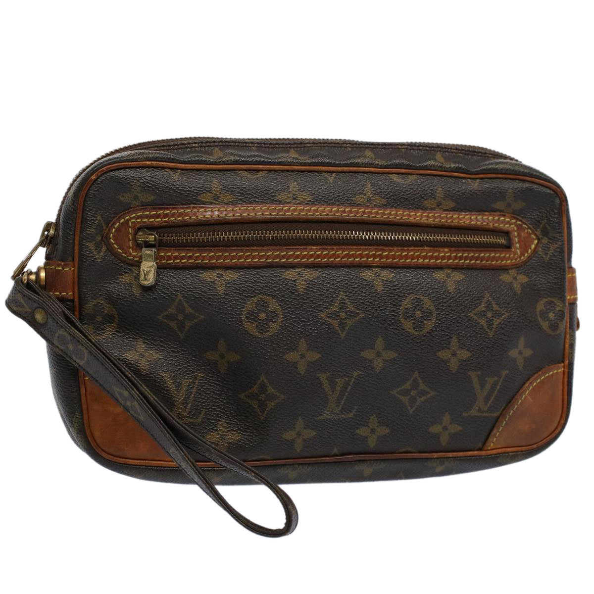 LOUIS VUITTON Monogram Marly Dragonne GM Clutch Bag M51825 LV Auth 55595