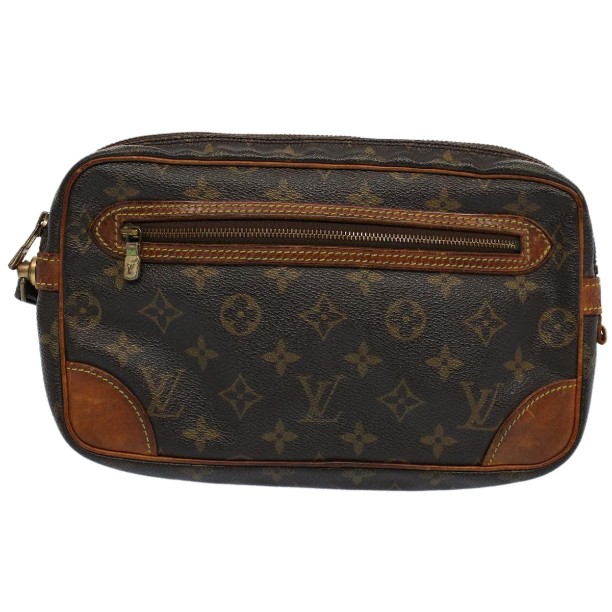 LOUIS VUITTON Monogram Marly Dragonne GM Clutch Bag M51825 LV Auth 55595