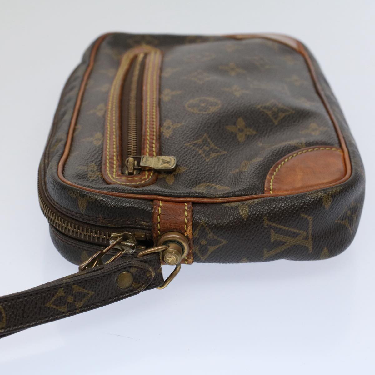 LOUIS VUITTON Monogram Marly Dragonne GM Clutch Bag M51825 LV Auth 55595