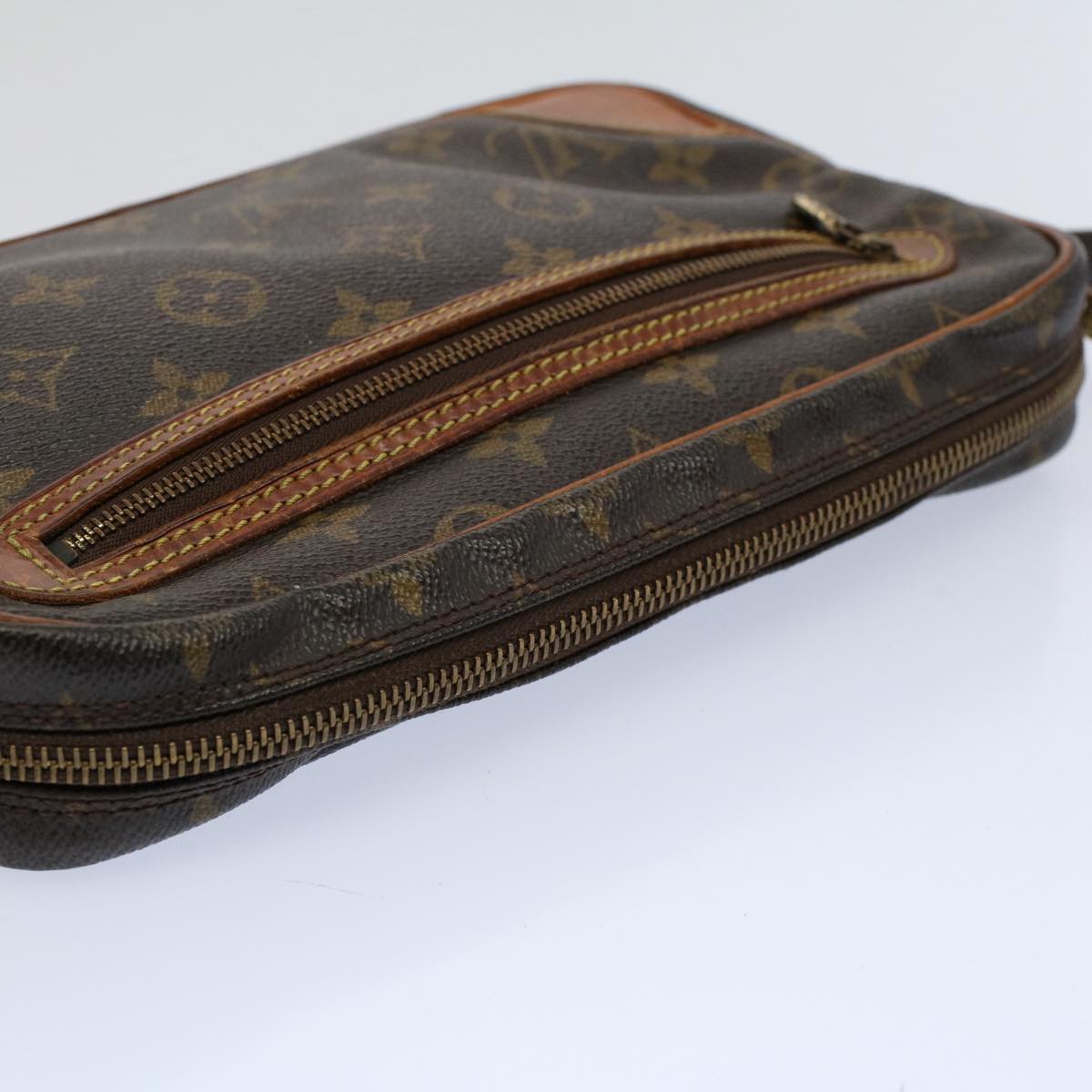 LOUIS VUITTON Monogram Marly Dragonne GM Clutch Bag M51825 LV Auth 55595