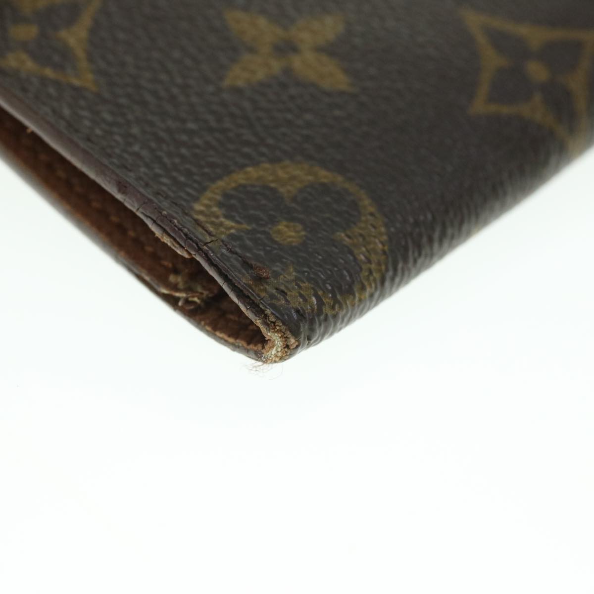 LOUIS VUITTON Monogram Porte Valeurs Cartes Credit Wallet M61823 LV Auth 55631