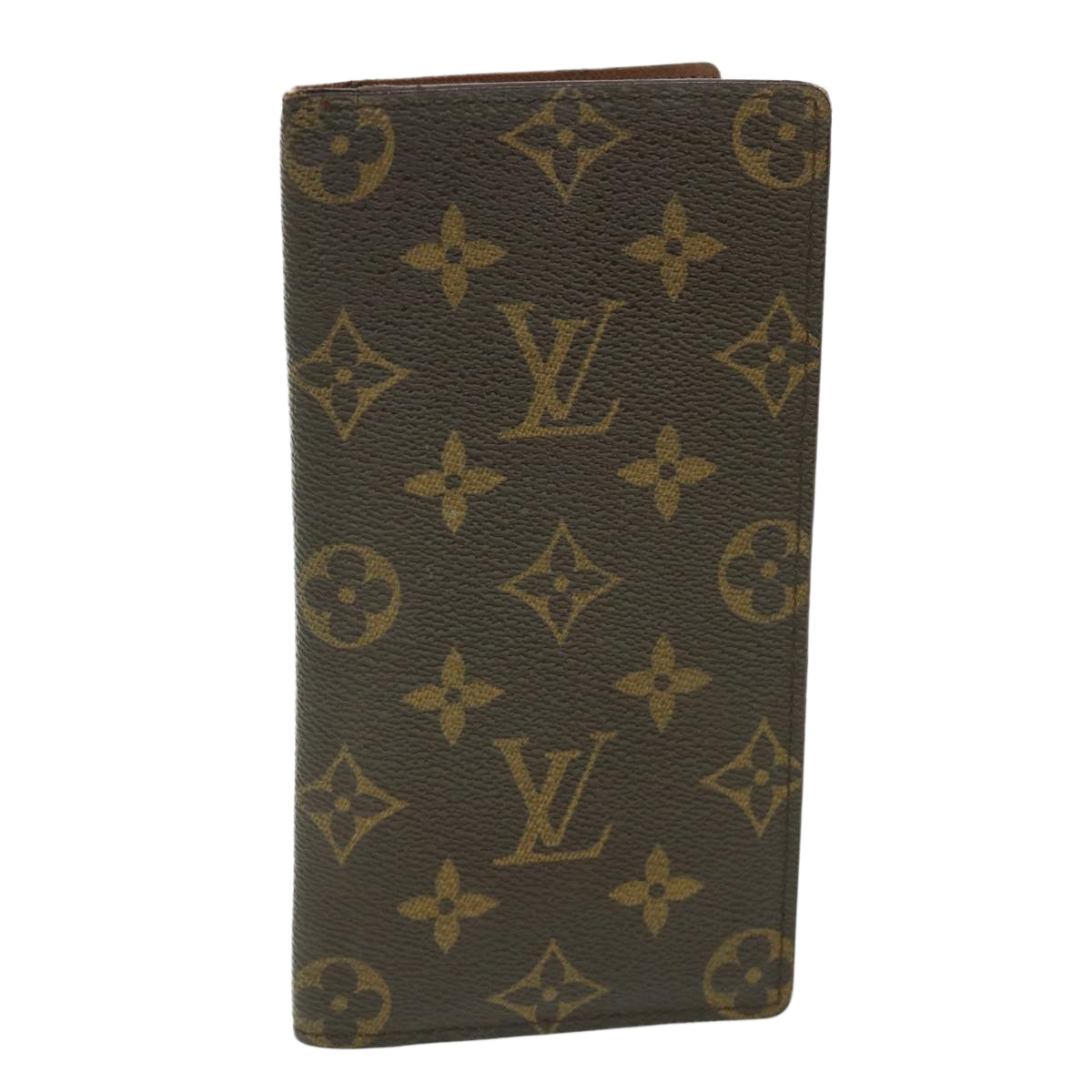 LOUIS VUITTON Monogram Porte Valeurs Cartes Credit Wallet M61823 LV Auth 55631