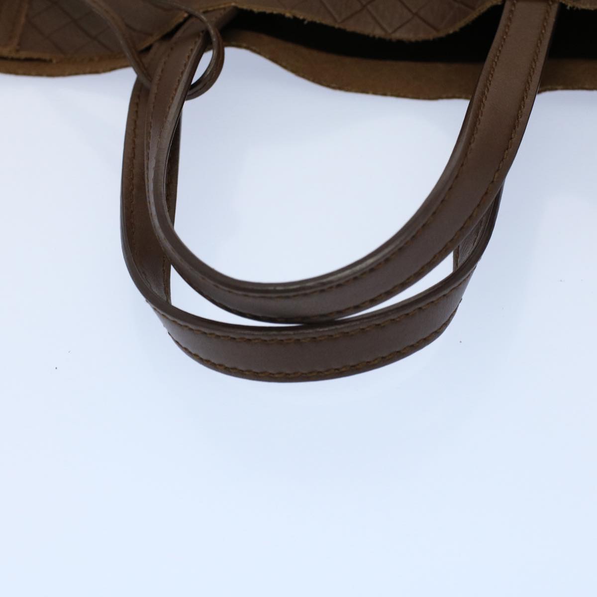 BOTTEGA VENETA Hand Bag Leather Brown Auth 55654