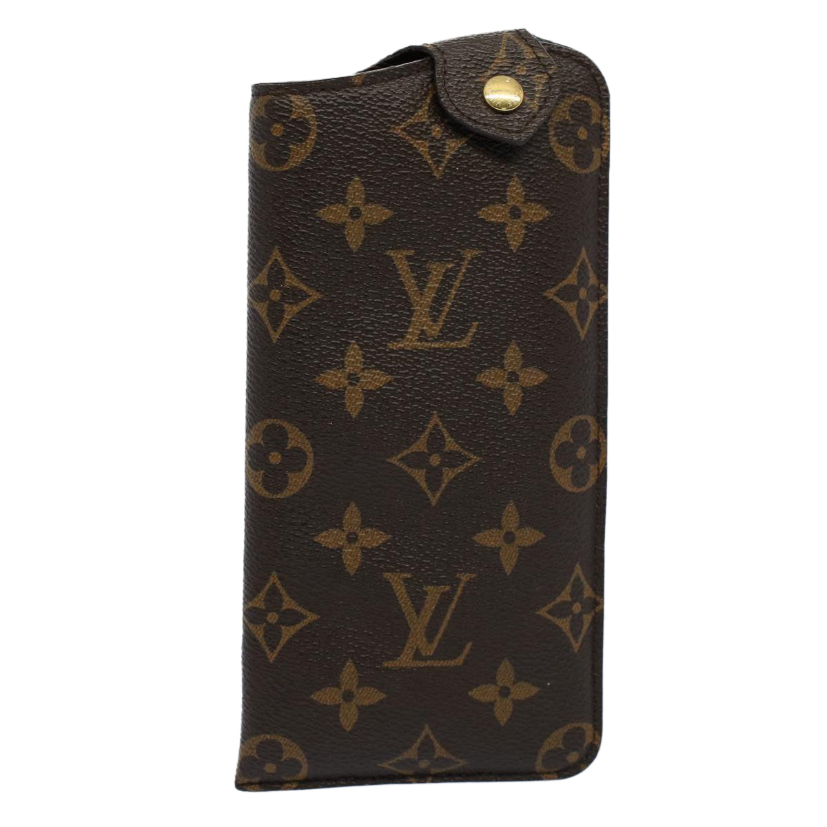 LOUIS VUITTON Monogram Etui Lunette MM Glasses Case M66544 LV Auth 55661