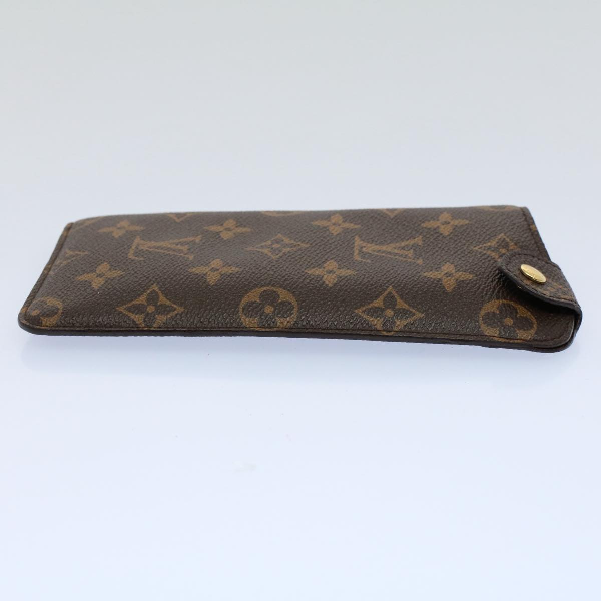 LOUIS VUITTON Monogram Etui Lunette MM Glasses Case M66544 LV Auth 55661