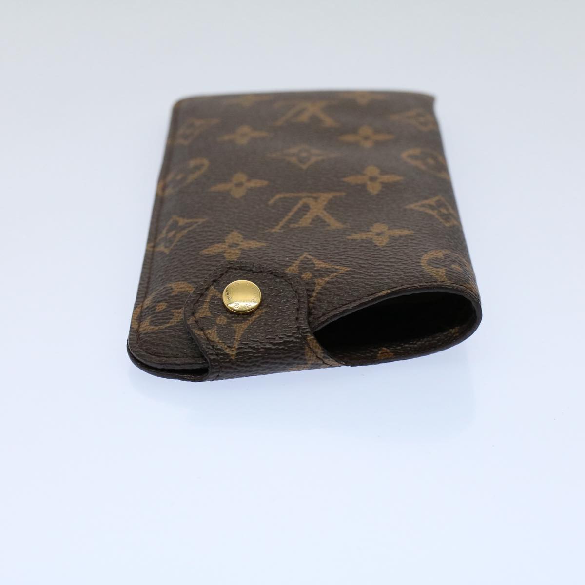 LOUIS VUITTON Monogram Etui Lunette MM Glasses Case M66544 LV Auth 55661