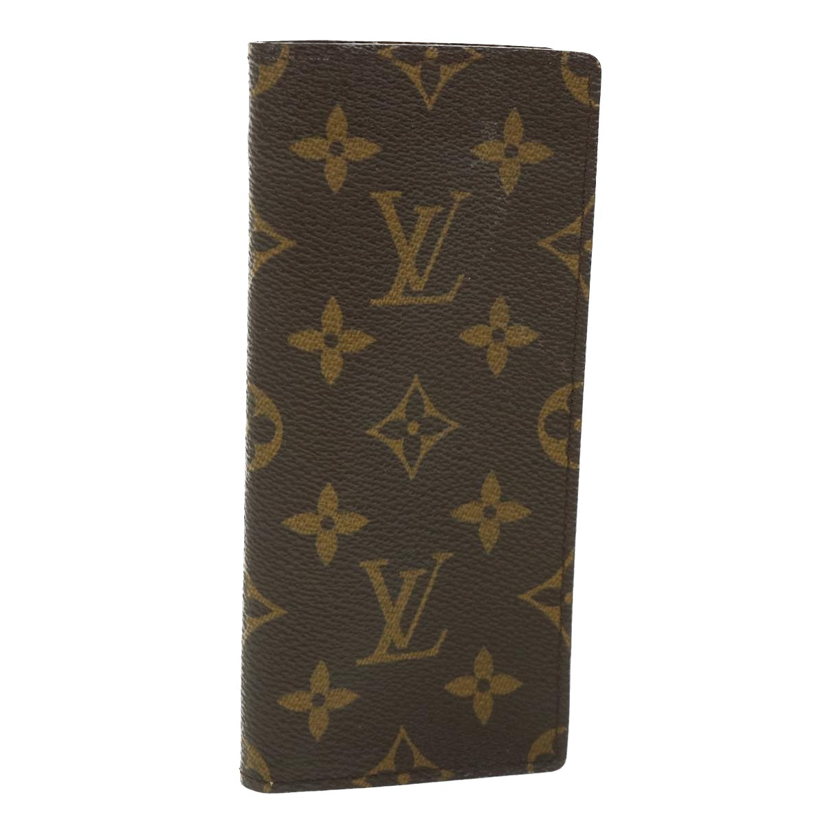 LOUIS VUITTON Monogram Etui Lunettes Simple Glasses Case M62962 LV Auth 55668