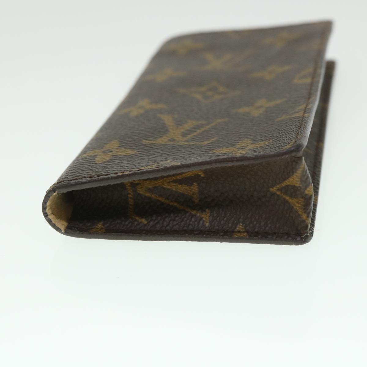 LOUIS VUITTON Monogram Etui Lunettes Simple Glasses Case M62962 LV Auth 55668