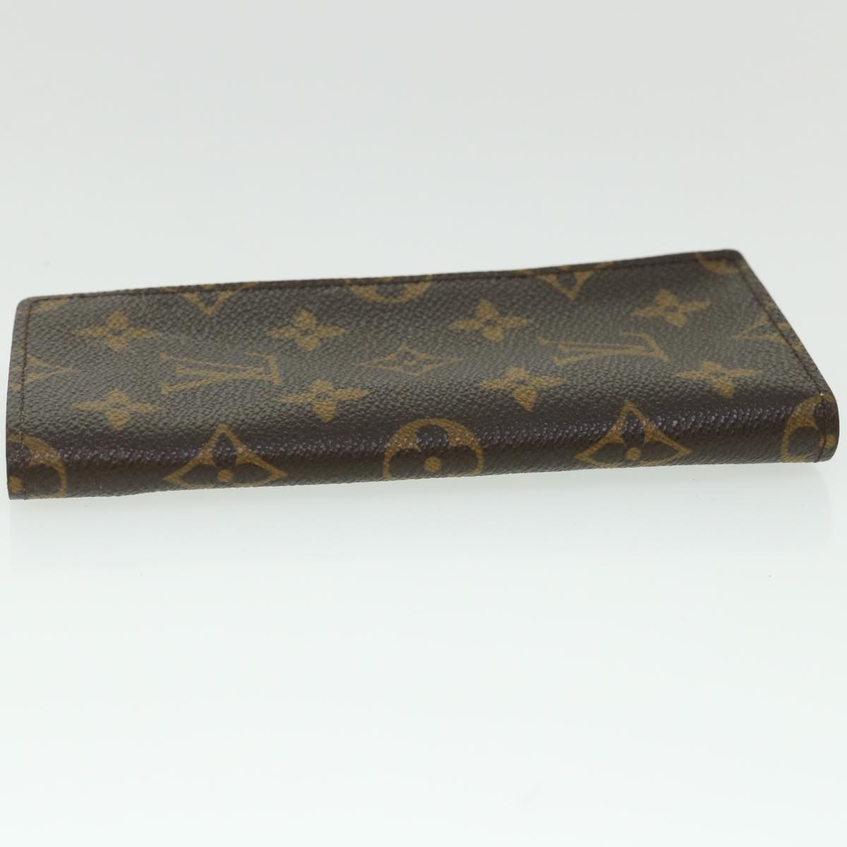 LOUIS VUITTON Monogram Etui Lunettes Simple Glasses Case M62962 LV Auth 55668