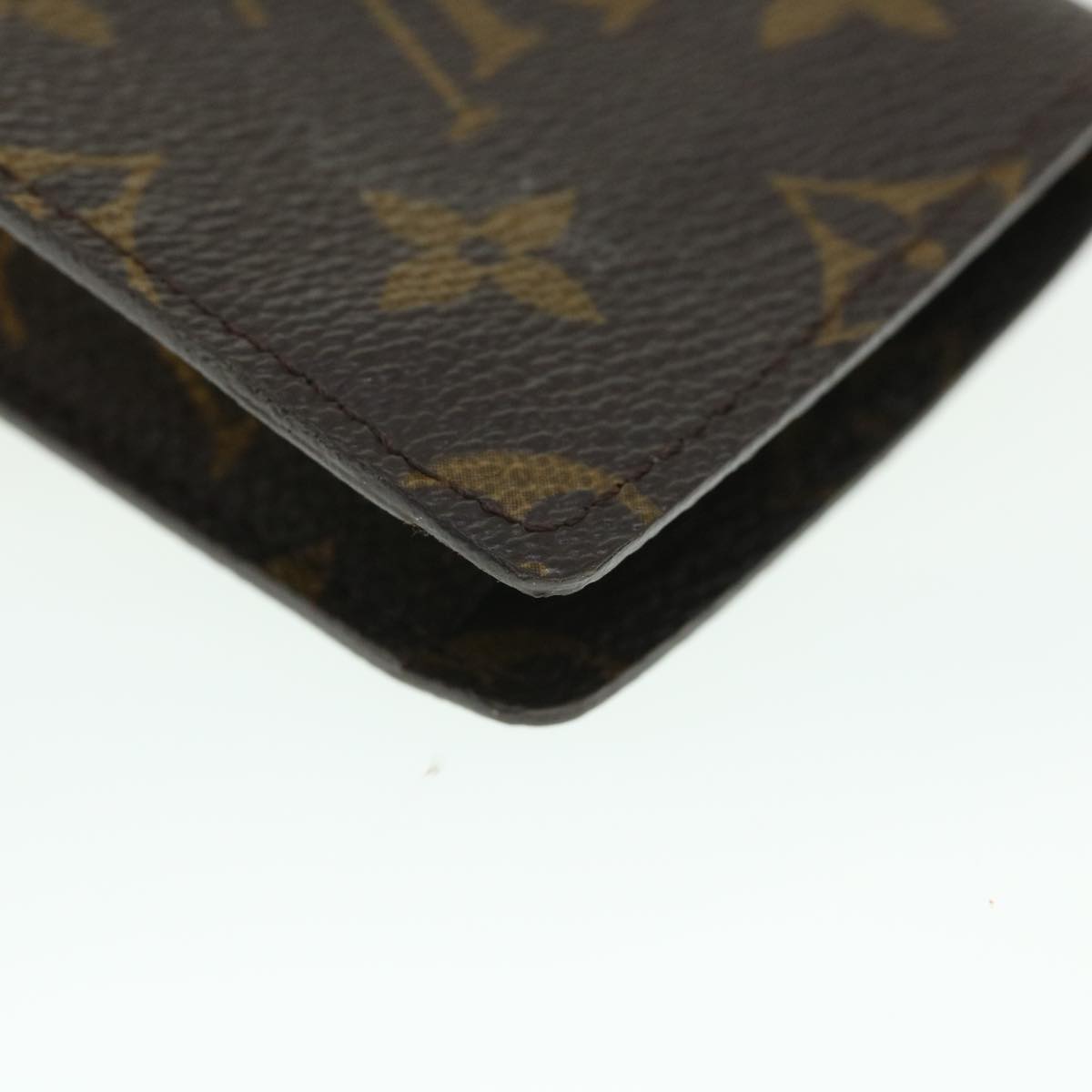 LOUIS VUITTON Monogram Etui Lunettes Simple Glasses Case M62962 LV Auth 55668