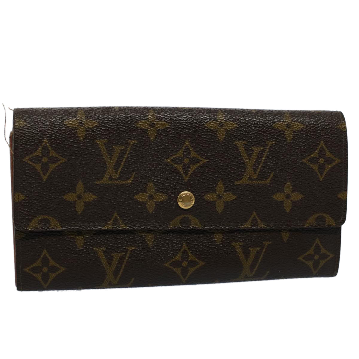 LOUIS VUITTON Monogram Portefeuille Sarah Long Wallet Vintage M60531 Auth 55684