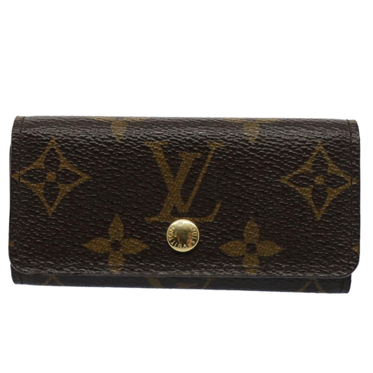 LOUIS VUITTON Monogram Multi Cles 4 Key Case M69517 LV Auth 55685