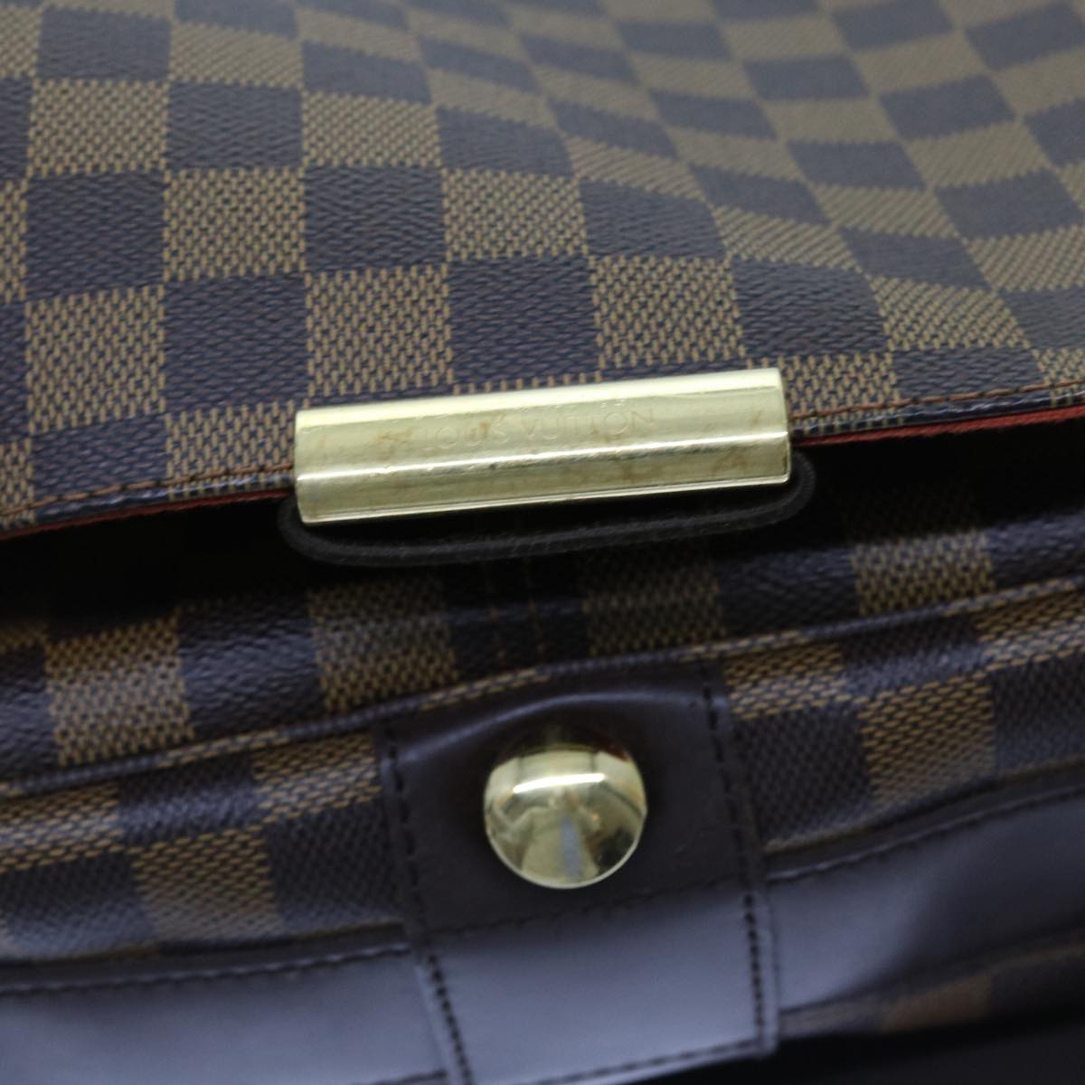 LOUIS VUITTON Damier Ebene Abbesses Shoulder Bag N45257 LV Auth 55695