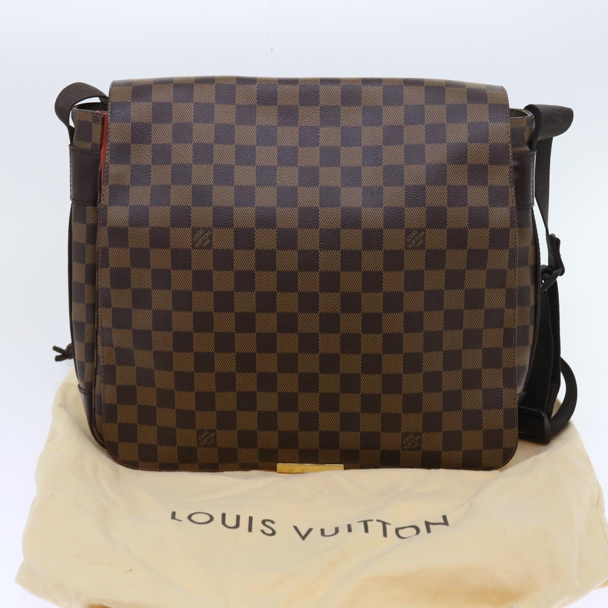 LOUIS VUITTON Damier Ebene Abbesses Shoulder Bag N45257 LV Auth 55695