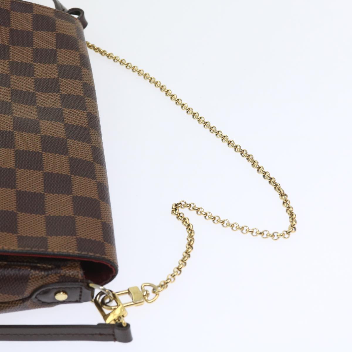 LOUIS VUITTON Damier Ebene Favorit PM Shoulder Bag 2way N41276 LV Auth 55712