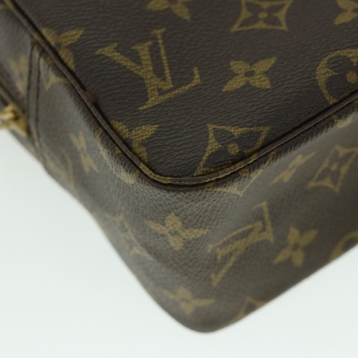 LOUIS VUITTON Monogram Trousse Toilette 28 Clutch Bag Vintage M47522 Auth 55714