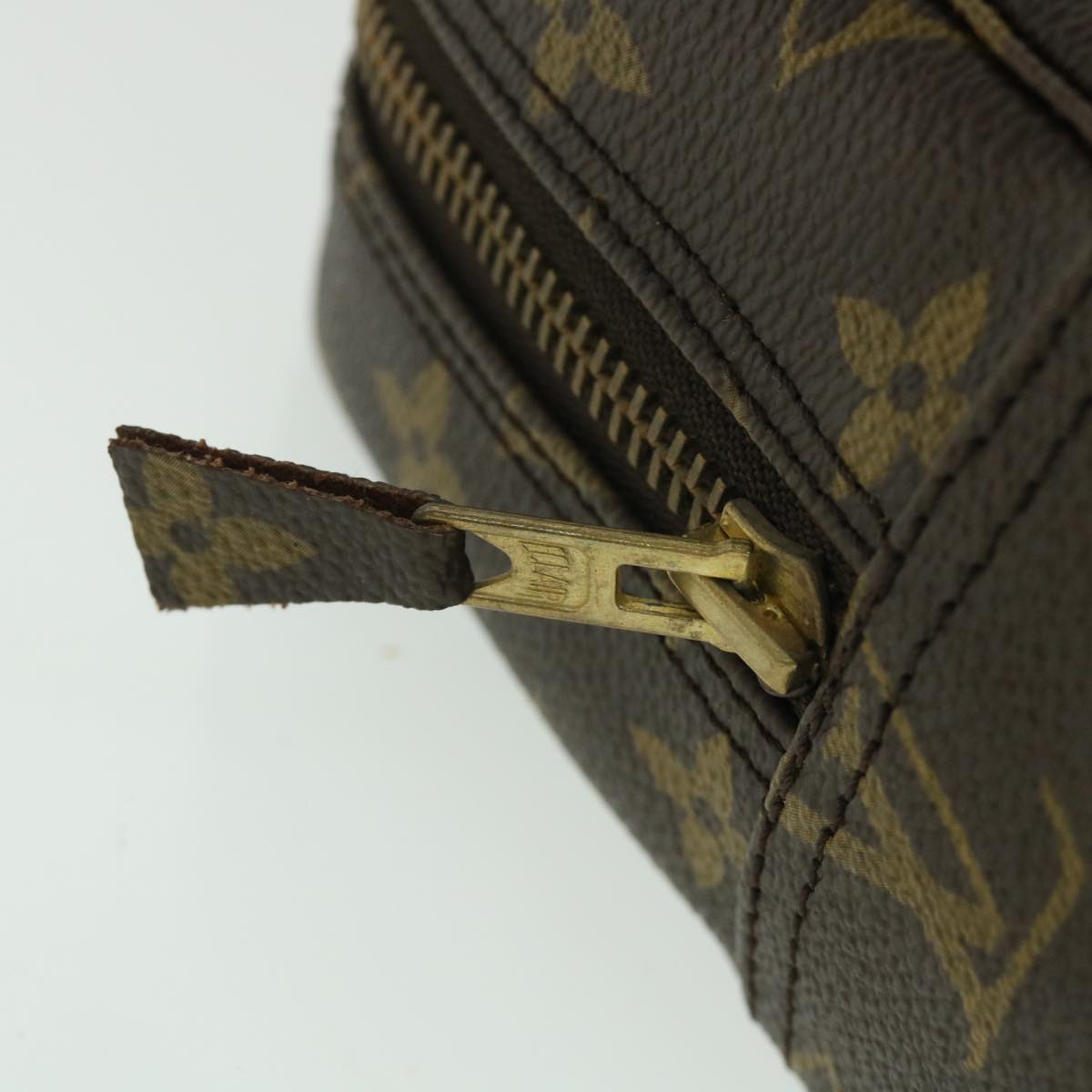 LOUIS VUITTON Monogram Trousse Toilette 28 Clutch Bag Vintage M47522 Auth 55714