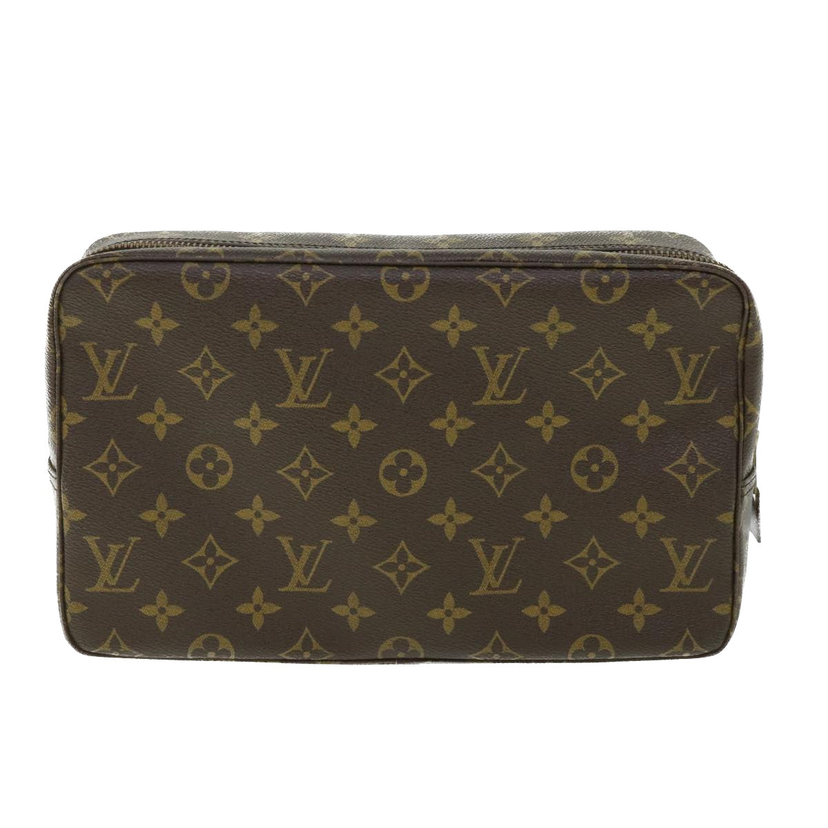 LOUIS VUITTON Monogram Trousse Toilette 28 Clutch Bag Vintage M47522 Auth 55714