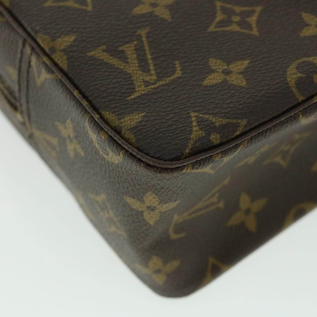 LOUIS VUITTON Monogram Trousse Toilette 28 Clutch Bag Vintage M47522 Auth 55714