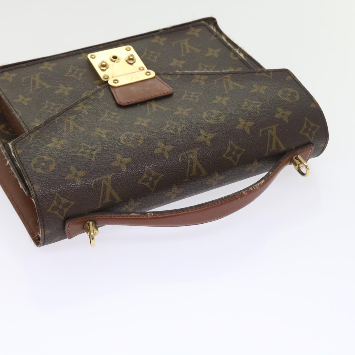 LOUIS VUITTON Monogram Monceau 28 Hand Bag 2way M51185 LV Auth 55719