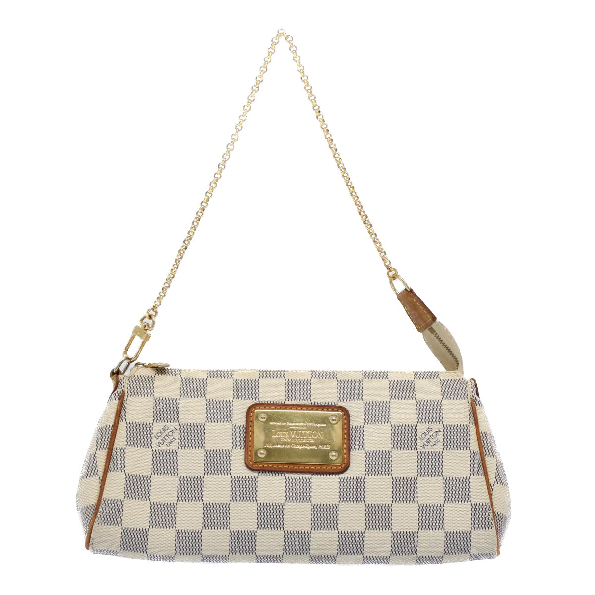 LOUIS VUITTON Damier Azur Eva Shoulder Bag 2way N55214 LV Auth 55721