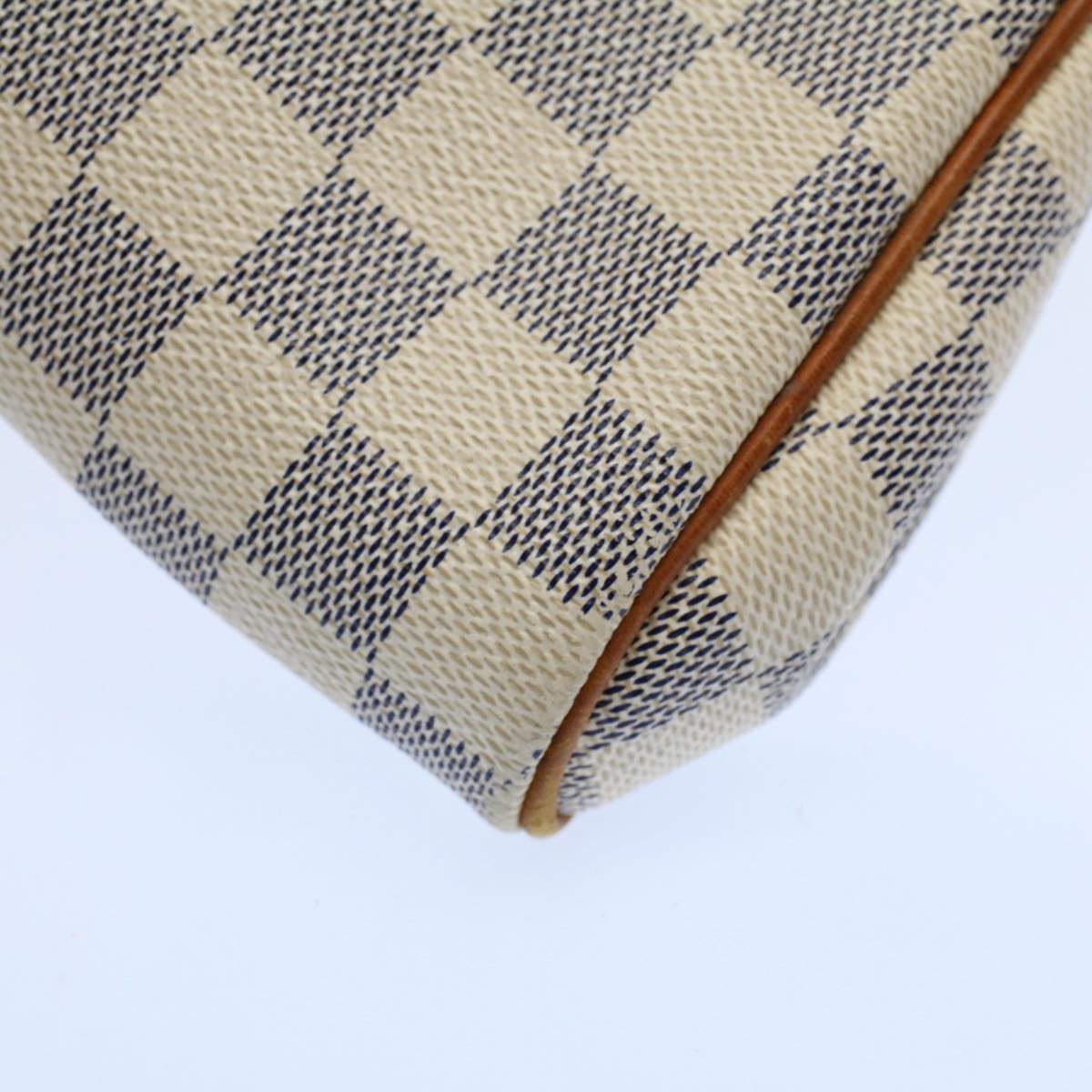 LOUIS VUITTON Damier Azur Eva Shoulder Bag 2way N55214 LV Auth 55721