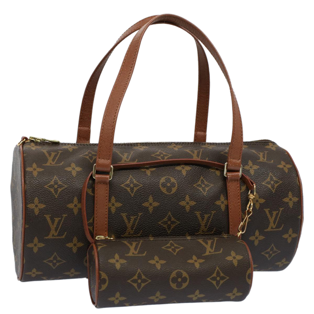 LOUIS VUITTON Monogram Papillon 30 Hand Bag M51385 LV Auth 55725