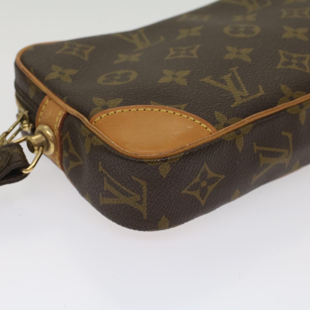 LOUIS VUITTON Monogram Marly Dragonne PM Clutch Bag M51827 LV Auth 55729