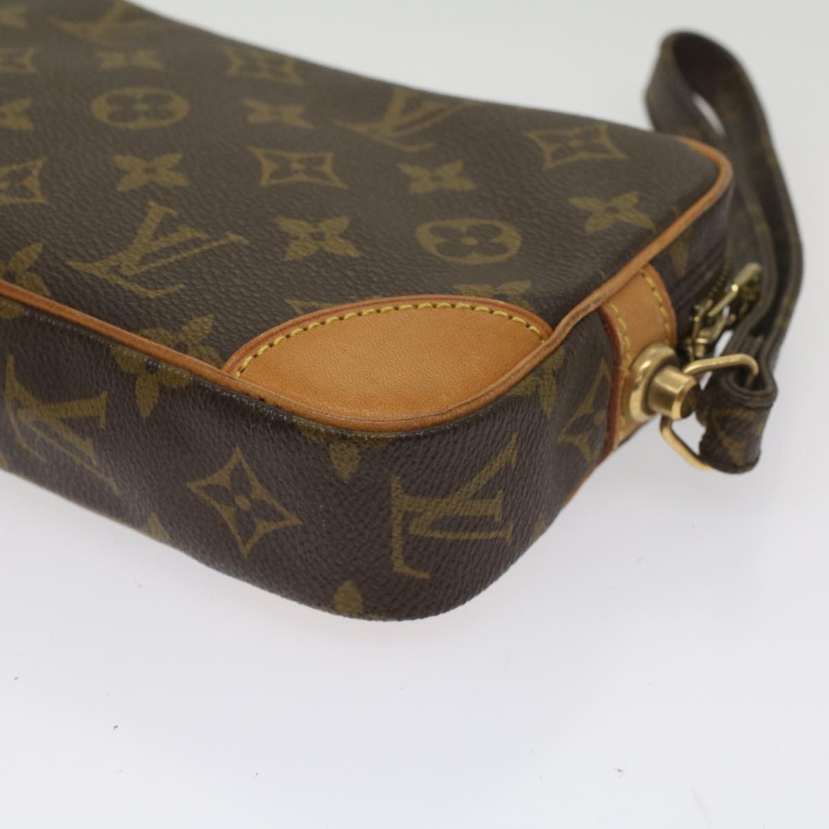 LOUIS VUITTON Monogram Marly Dragonne PM Clutch Bag M51827 LV Auth 55729