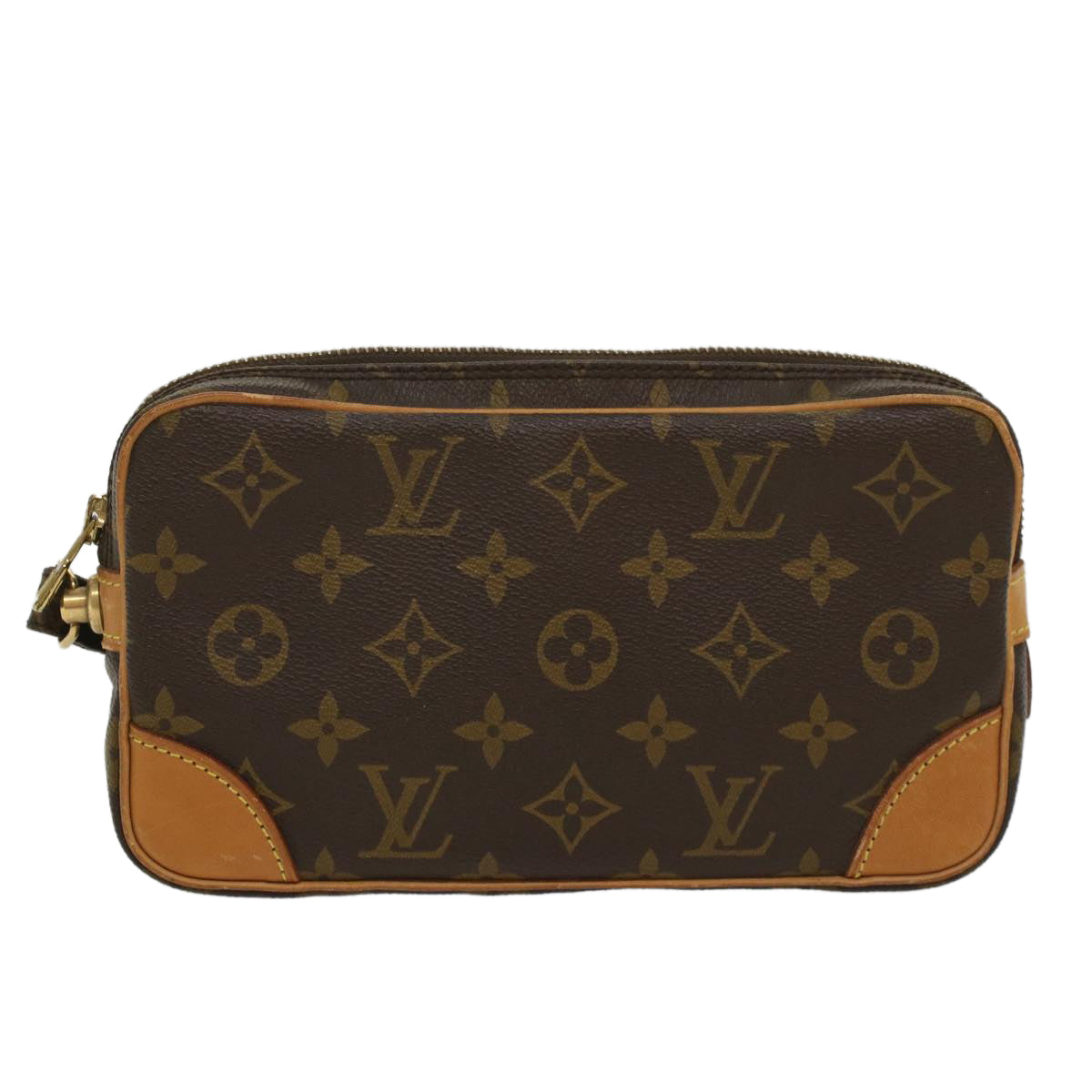 LOUIS VUITTON Monogram Marly Dragonne PM Clutch Bag M51827 LV Auth 55729